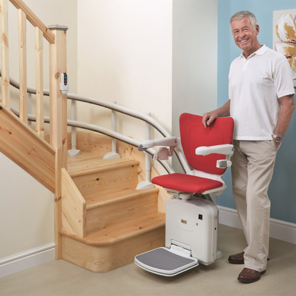 price Fremont custom curved handy care stairchair lift chairstair sale cost