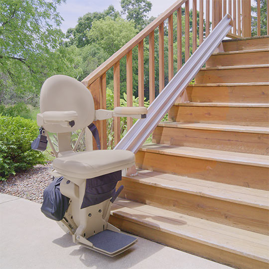 Outdoor Stair Lifts Gilbert liftchair exterior outside stairchair