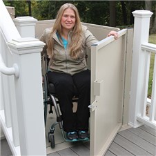 Alameda vertical platform vpl wheelchair mobile home lift