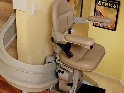bruno indoor residential home riverside stairchair lift chair