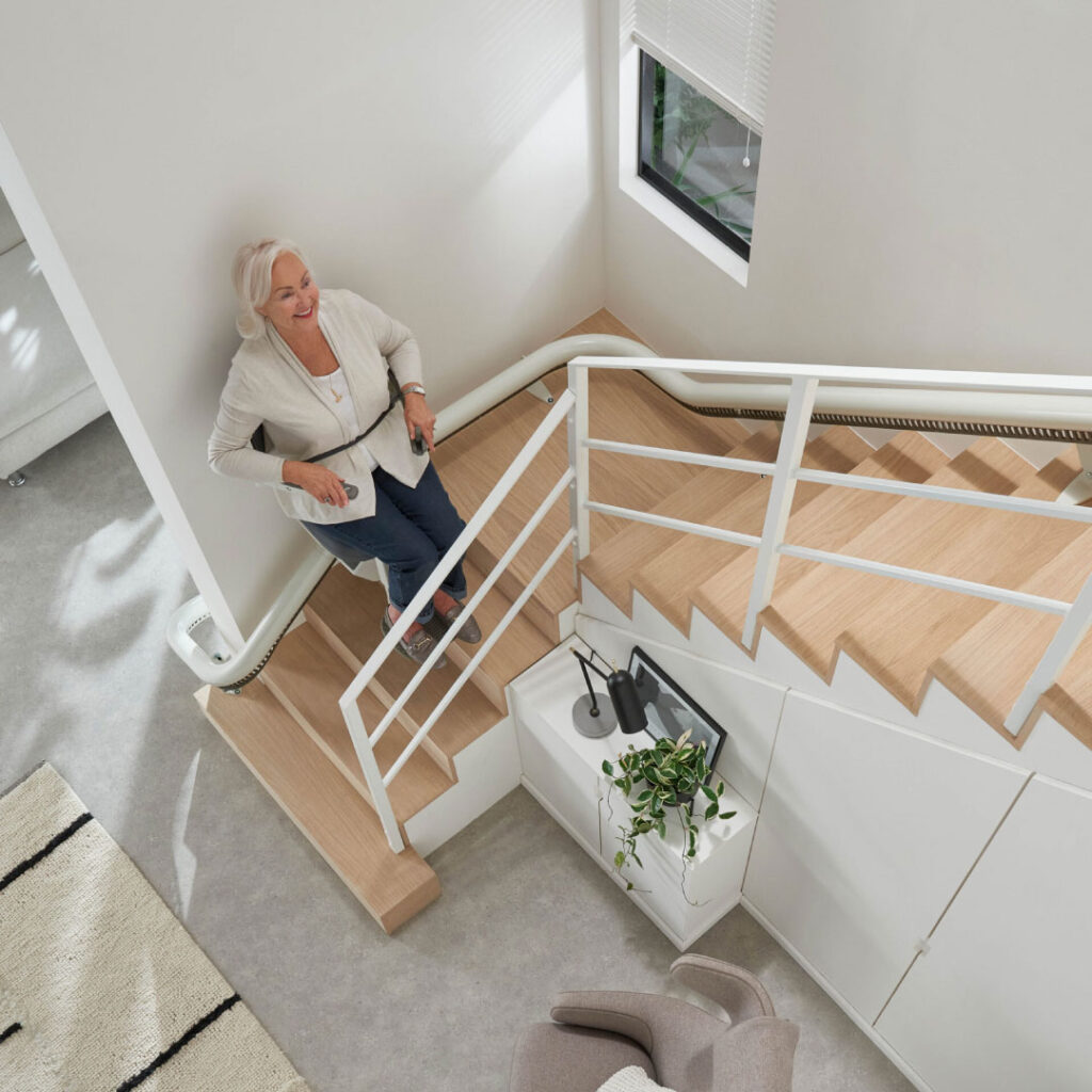 totally refurbished stair lift chairs